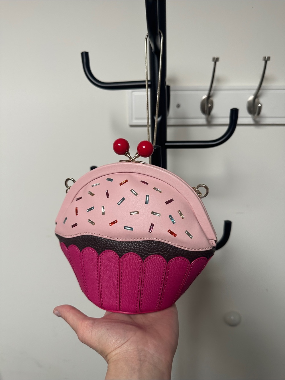 kate spade Pink & Fuchsia Cupcake Crossbody Bag